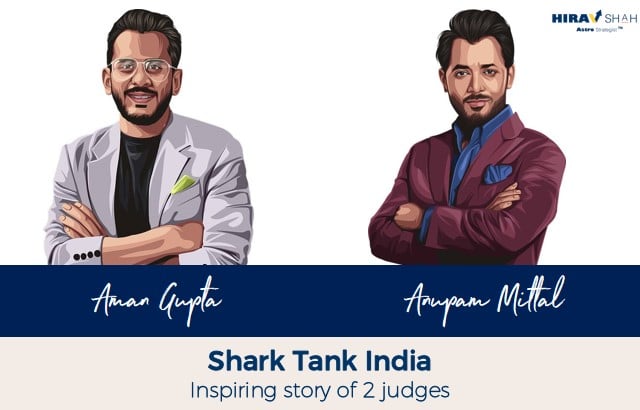 Shark Tank India : Inspiring story of 2 judges Aman Gupta and Anupam Mittal