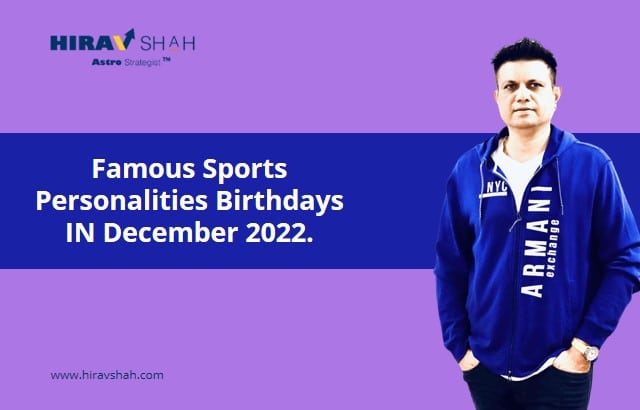 Famous Sports Personalities Birthdays IN December 2022.
