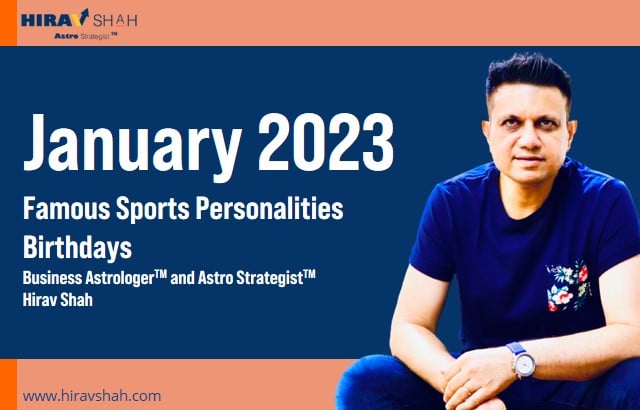 Famous Sports Personalities Birthdays IN January 2023