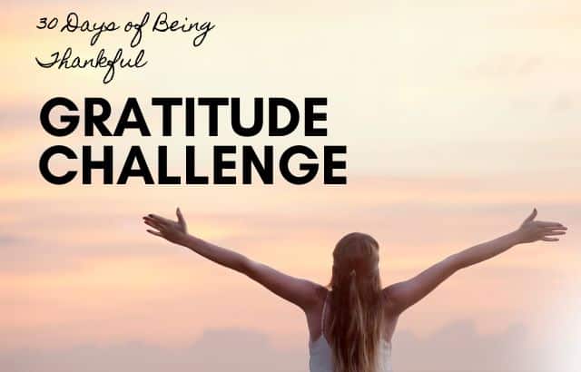 30 Days of Being Thankful