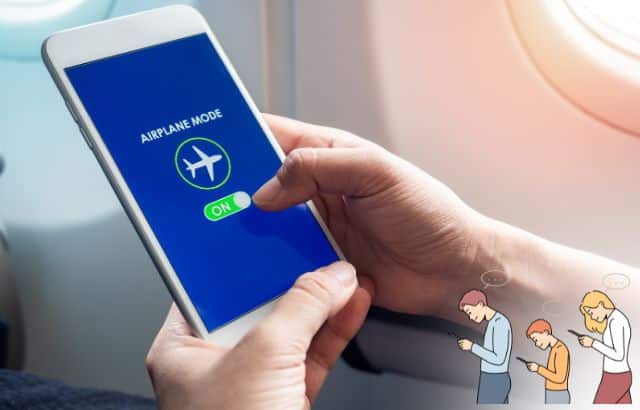Using Airplane Mode and Do Not Disturb features to limit phone interruptions