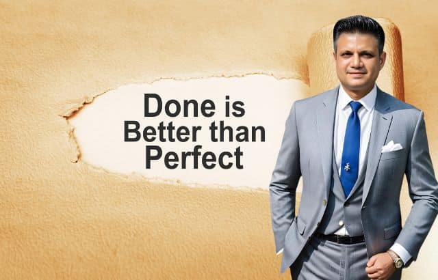 Focus on progress, not perfection