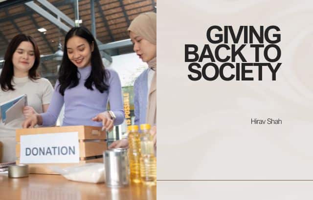 How to enhance your life by giving it back to society?