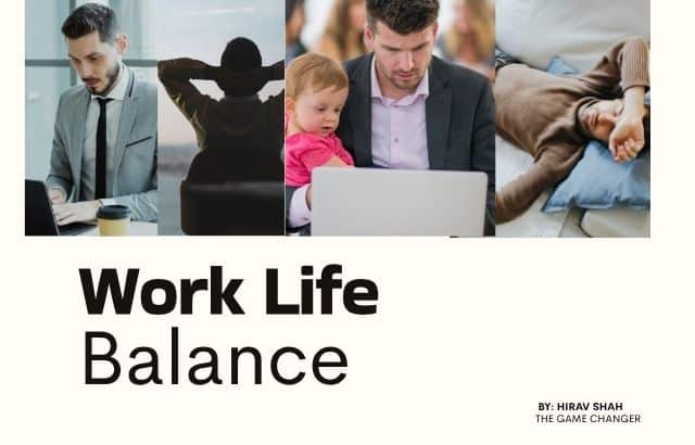 Work life balance with focused professional workspace