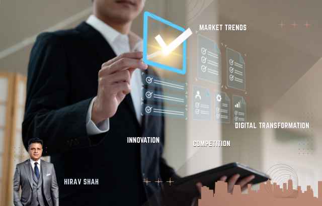Business strategy adapting to changing market conditions